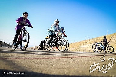 مسابقه دوچرخه سواری بانوان - تبریز